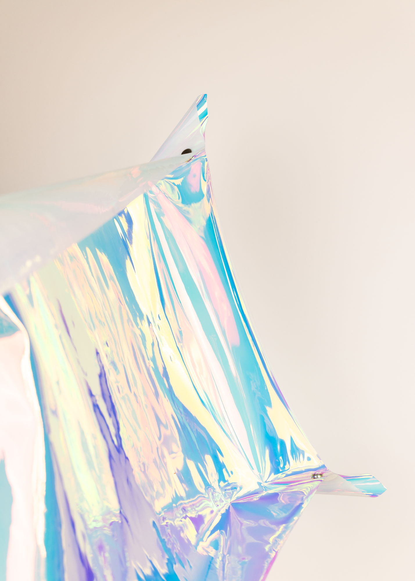 Holographie Umtopfmatte klein Holographic weiß