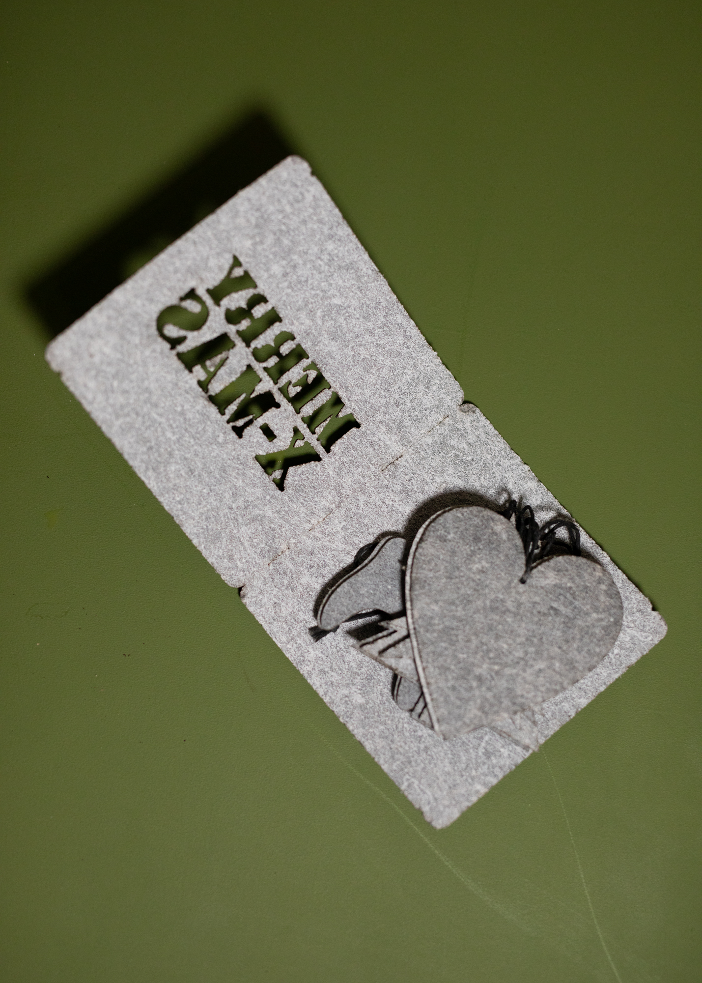Eco-felt Envelope White Eco-felt Envelope White