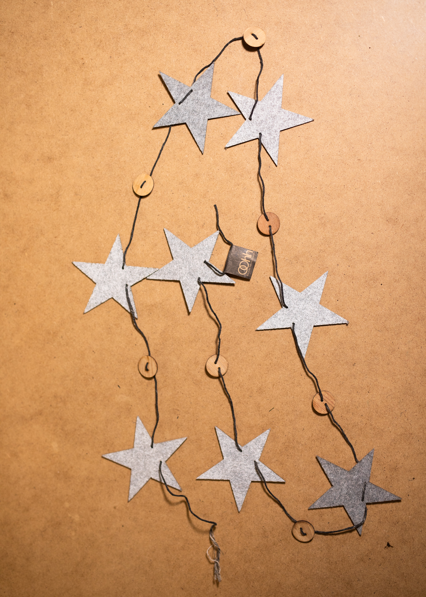 Christmas Strings Stars White Christmas Strings Stars White